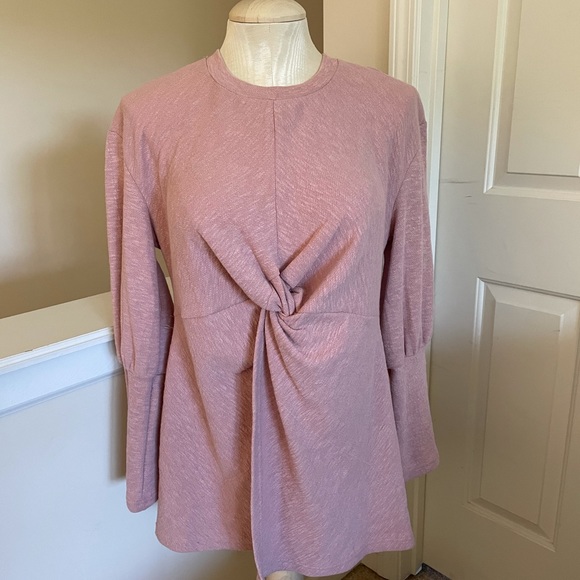 Mauve Twist-Front Tunic - Picture 6 of 7